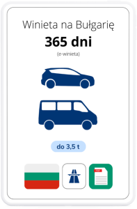 Bułgaria na 365 dni - samochód (e-winieta)