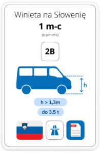 Słowenia na 1 miesiąc - kat. 2B (e-winieta)
