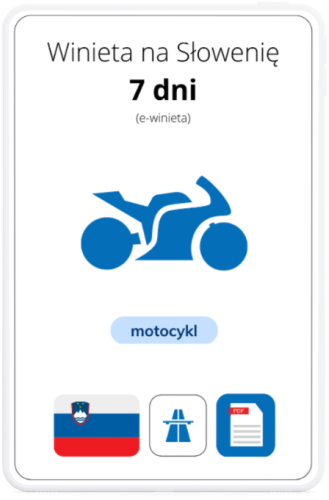 Elektroniczna winieta (e-winieta) do Słowenii na 7 dni - motocykle
