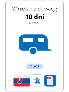 Słowacja na 10 dni - przyczepa O1/O2 (e-winieta)