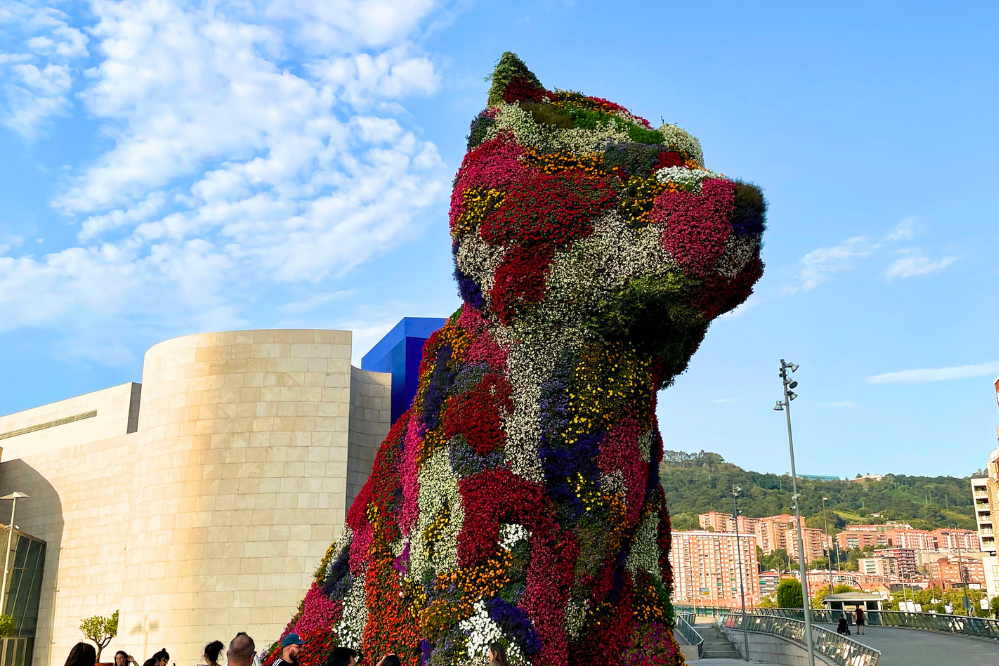 Puppy Bilbao Guggenheim Muzeum